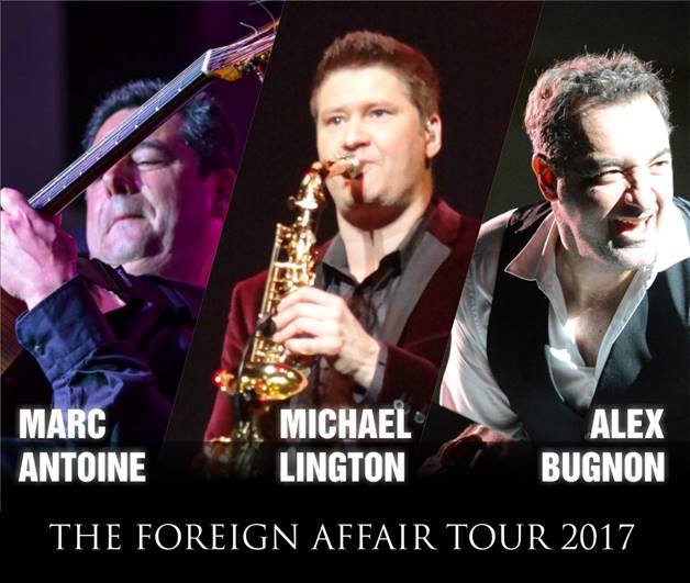 Foreign Affair Tour Michael Lington, Alex Bugnon & Mark Antoine, at